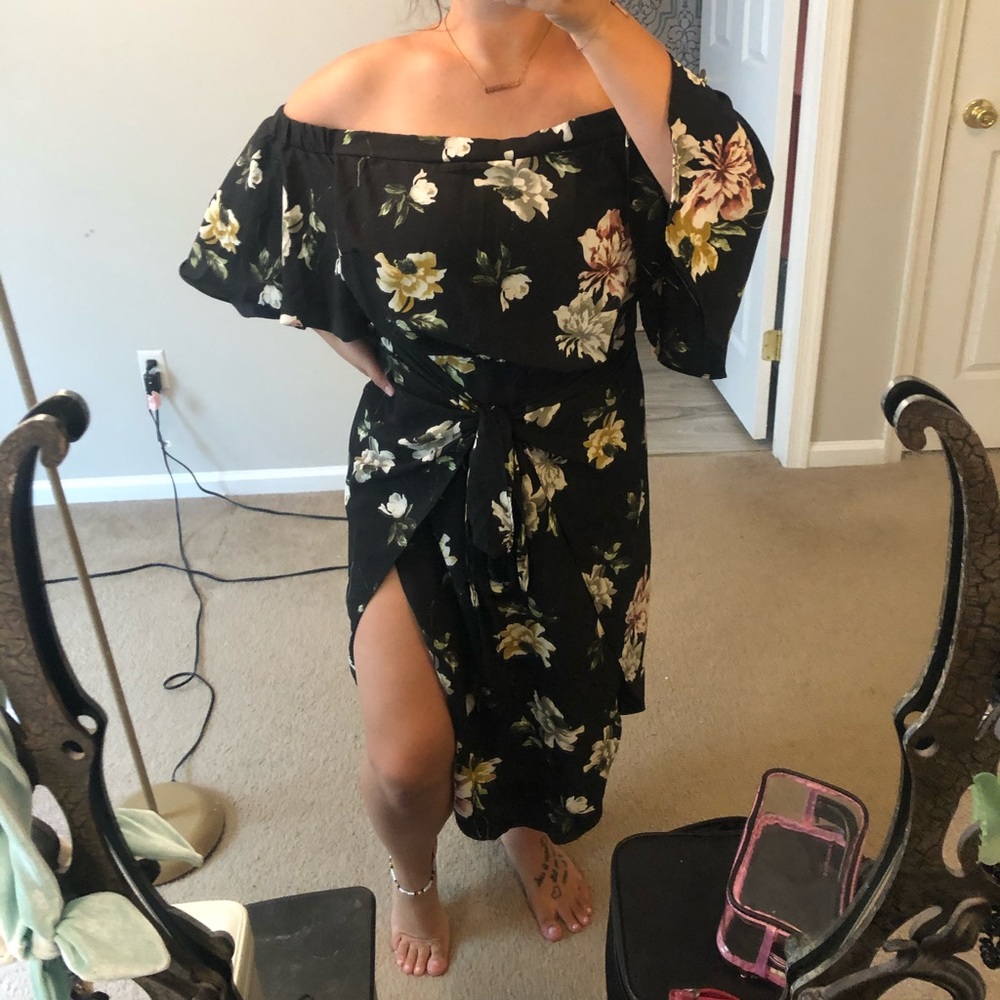Off the shoulder dress